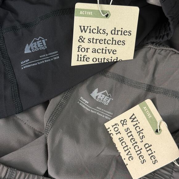 REI Active Pursuits Shorts Mens XL Athletic Gym Unlined UPF 50 NEW Lot of 2 - Picture 4 of 16